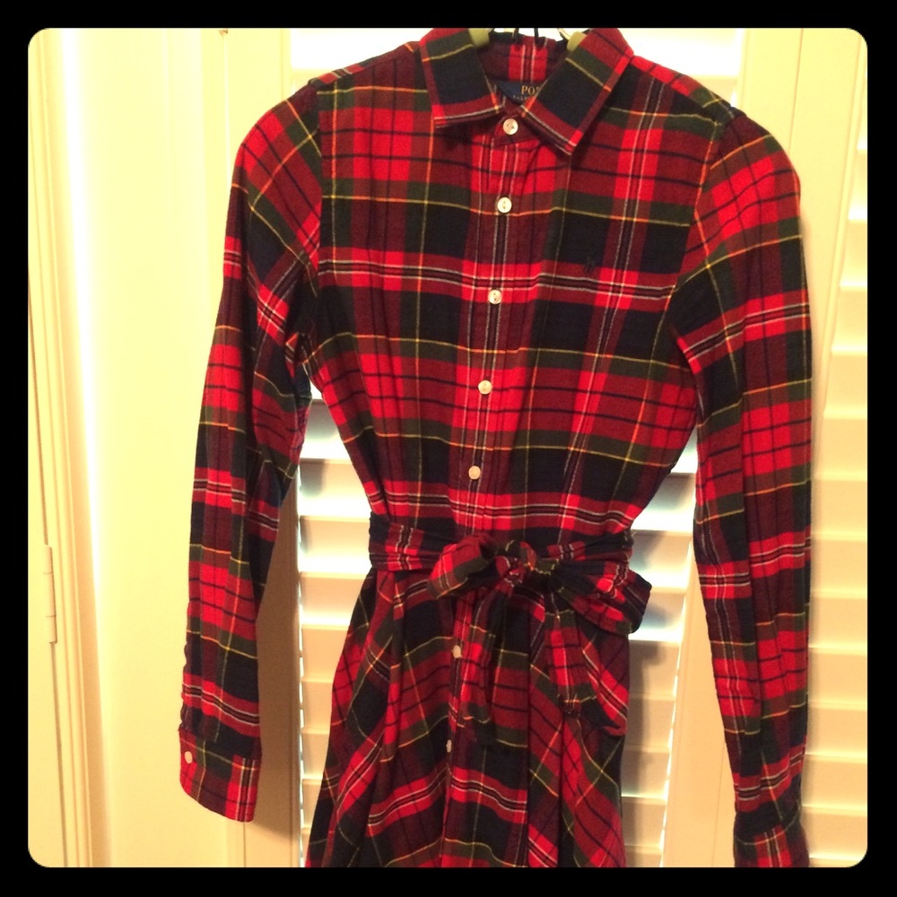 Ralph Lauren Plaid Shirtdress